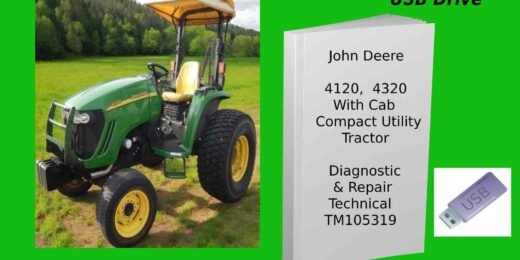 John Deere 4120, 4320 Compact Utility Tractors Technical Manual TM105319