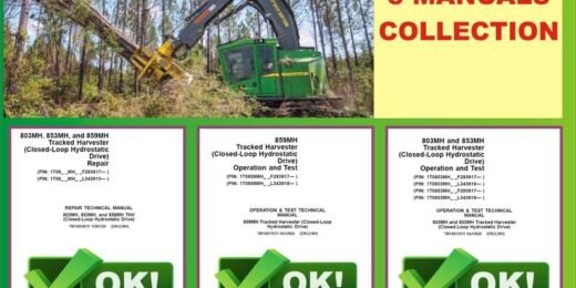 John Deere 803MH, 853MH, 859MH Tracked Harvester Repair Manual