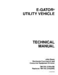 JD TM1766 E-Gator Technical Manual