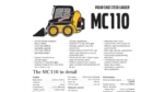 Volvo MC110B Skid Steer Loader Service Parts Manual