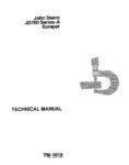 John Deere 760A Elevating Scrapers Technical Manual TM1018