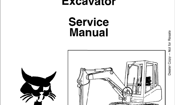 Bobcat X100 Excavator Service Repair Workshop Manual Bobcat X100 Excavator Service Repair Workshop Manual