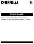 Service Manual Caterpillar D6M & D6M LGP CCAT D6M XL LGP Powershift 3116 Engine Service Manual