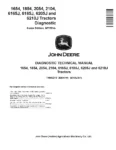 John Deere 1654 1854 2054 2104 6165J 6185J 6205J 6210J Tractors Diagnostic Manual TM802219