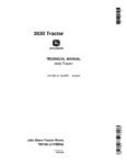 John Deere 2630 Utility Tractors Technical Manual TM1085