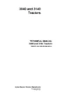 John Deere 2130 John Deere 3040 and 3140 Tractors Technical Manual TM4379