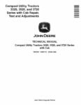 John Deere 2840 Utility John Deere 3320 3520 3720 Compact Utility Tractors Technical Manual TM2365