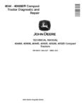 John Deere 3120 John Deere 4044M 4044R 4052M 4052R 4066M 4066R Compact Utility Tractors Diagnostic and Repair Manual TM164619
