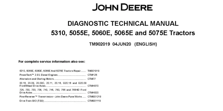 John Deere 5055E