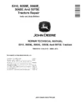 John Deere 5060E John Deere 5055E, 5060E, 5065E, 5075E and 5310 Tractors (India, Asia) Repair Manual TM901919