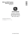 John Deere 5303 and 5403 Indian Tractors (PIN Prefix: PY) Technical Manual TM8088