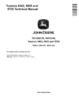John Deere 5403 5605 5705 Tractors Technical Manual TM4812