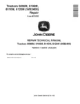 John Deere 6110M John Deere 6090M 6100M 6110M 6120M WB2400 Tractors Repair Manual TM412019