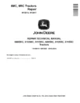 John Deere 6095MC-6115RC Tractors Repair Manual TM409419