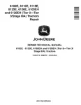 John Deere 6100E 6105EH 6110E 6115E 6120EH 6125E 6130E Tractors Repair Manual TM610719