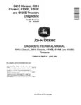 John Deere 6110E John Deere 6100E 6110E 6125E 6415 6615 Classic Tractors Diagnostic Manual TM800319