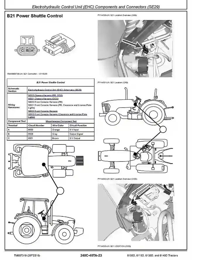 John Deere 6105D 6115D 6130D 6140D iT4/S3B Tractors Diagnostic Manual TM607319 John Deere 6105D 6115D 6130D 6140D iT4/S3B Tractors Diagnostic Manual TM607319