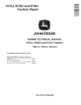 John Deere 6110J 6125J 6130J Tractors Repair Manual TM801919