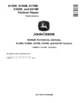 John Deere 6135M 6150M 6170M 6190M 6210M Tractors Repair Manual TM808319