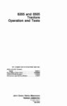 John Deere 6405 John Deere 6205 6505 Tractors Operation and Test Manual TM4608