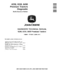 John Deere 6230 Premium 6330 Premium 6430 Premium Tractors Diagnostic Manual TM8081