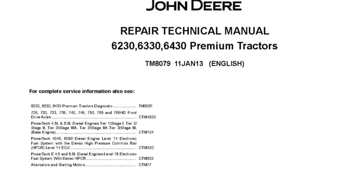 John Deere 6230