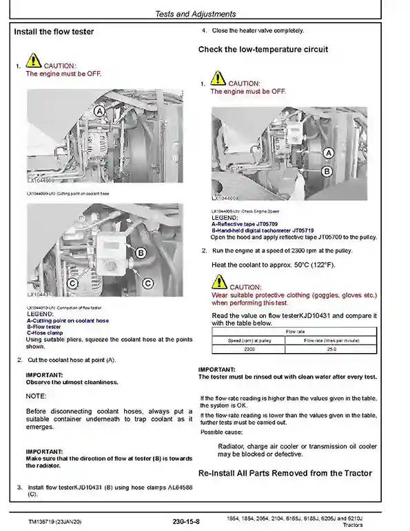 John Deere 6J-1654 6J-1854 6J-2054 6J-2104 6165J 6185J 6205J 6210J Tractors Diagnostic Manual TM135719 John Deere 6J-1654 6J-1854 6J-2054 6J-2104 6165J 6185J 6205J 6210J Tractors Diagnostic Manual TM135719