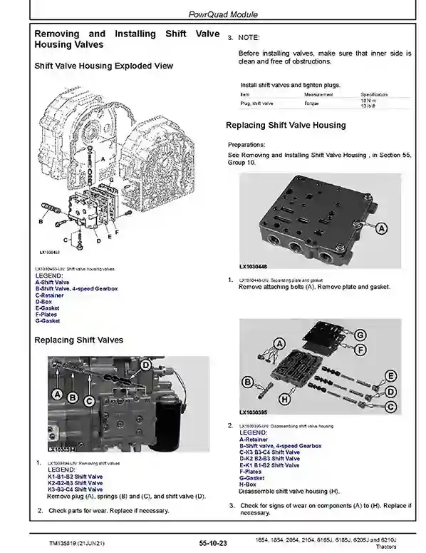 John Deere 6J-1654 6J-1854 6J-2054 6J-2104 6165J 6185J 6205J 6210J Tractors Repair Manual TM135819 John Deere 6J-1654 6J-1854 6J-2054 6J-2104 6165J 6185J 6205J 6210J Tractors Repair Manual TM135819