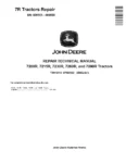 John Deere 7200R 7215R 7230R 7260R 7280R Tractors Repair Manual TM110119