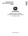 John Deere 8120-8520 John Deere 8120 8220 8320 8420 8520 Tractors Repair Manual TM1970