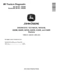 John Deere 8225R 8245R 8270R 8295R 8320R 8345R Tractors Diagnostic Manual TM104219