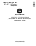 John Deere 8RT 310 8RT 340 8RT 370 8RT 410 Tracked Tractors Diagnostic Manual TM153819