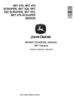 John Deere 9RT470 9RT520 9RT570 Tracked Tractors Repair Manual TM165119