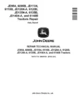 John Deere 6110E John Deere JD1104 JD1204-A JD1354-A JD1404-A JD954 China Tractors 6095B 6110B 6120B 6135B 6140B Tractors Asia Repair Manual TM701719