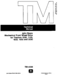 John Deere 2130 John Deere Tractor 1030, 1130, 1630, 1830 and 2030 Mechanical Front Wheel Drives Technical Manual TM4326
