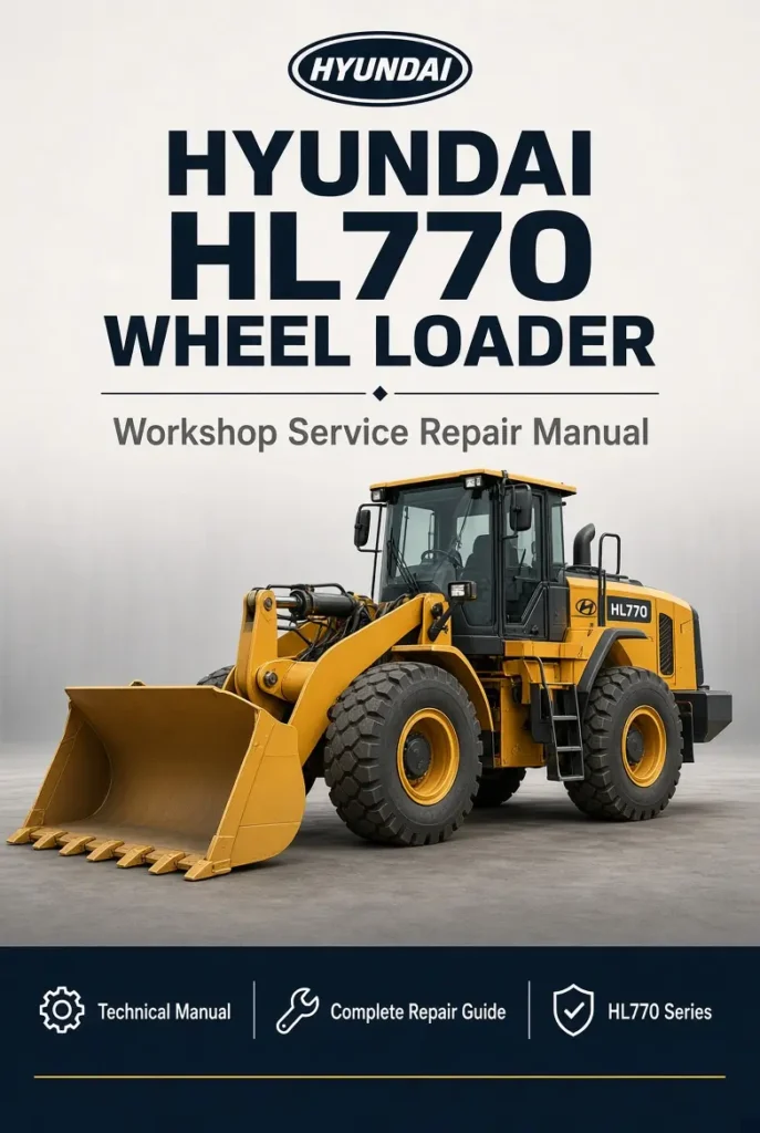 Hyundai Wheel Loader Hl770 Service Manual