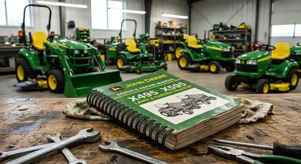 JOHN DEERE X495 X595 LAWN GARDEN TRACTOR Service Repair Manual JOHN DEERE X495 X595 LAWN GARDEN TRACTOR Service Repair Manual