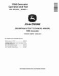 John Deere 130G Crawler Excavators Operation and Test Manual TM12348
