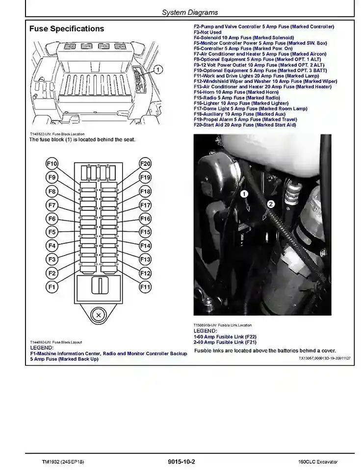 John Deere 160C LC Crawler Excavators Operation and Test Manual TM1932 John Deere 160C LC Crawler Excavators Operation and Test Manual TM1932