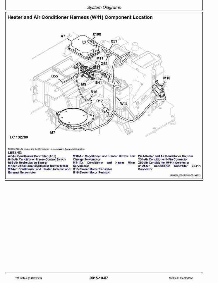 John Deere 160GLC Crawler Excavators Operation and Test Manual TM12342