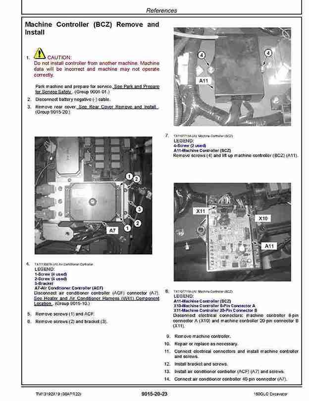 John Deere 160GLC (SN. from D055001) Crawler Excavators Operation and Test Manual TM13192X19