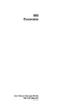 John Deere 990 Crawler Excavators Technical Manual TM1230