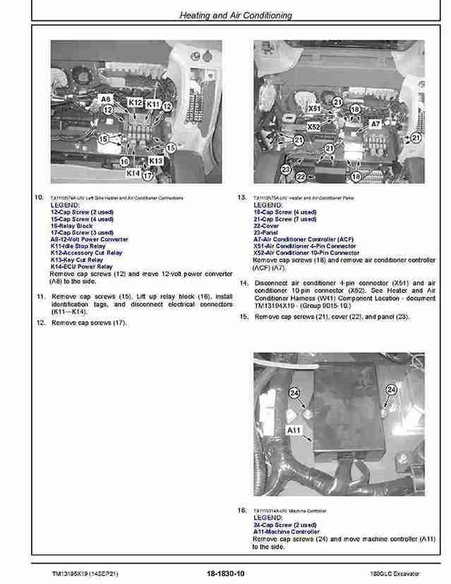 John Deere 180GLC (SN. from D020001) Crawler Excavators Repair Manual TM13195X19