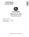 John Deere 230GW Wheeled Excavators Repair Manual TM13250X19