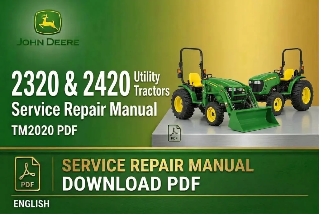 John Deere 2320 2420 Utility Tractor Service Repair Manual John Deere 2320 2420 Utility Tractor Service Repair Manual