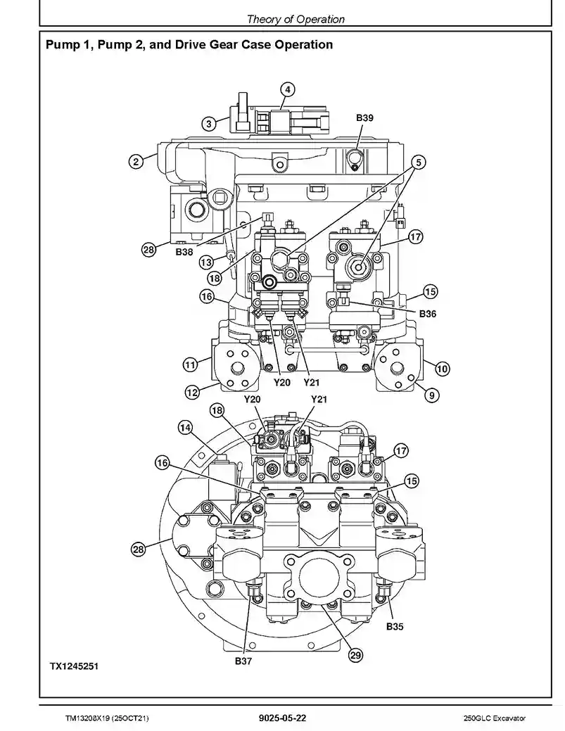 John Deere 250GLC Crawler Excavators Operation and Test Manual TM13208X19 John Deere 250GLC Crawler Excavators Operation and Test Manual TM13208X19