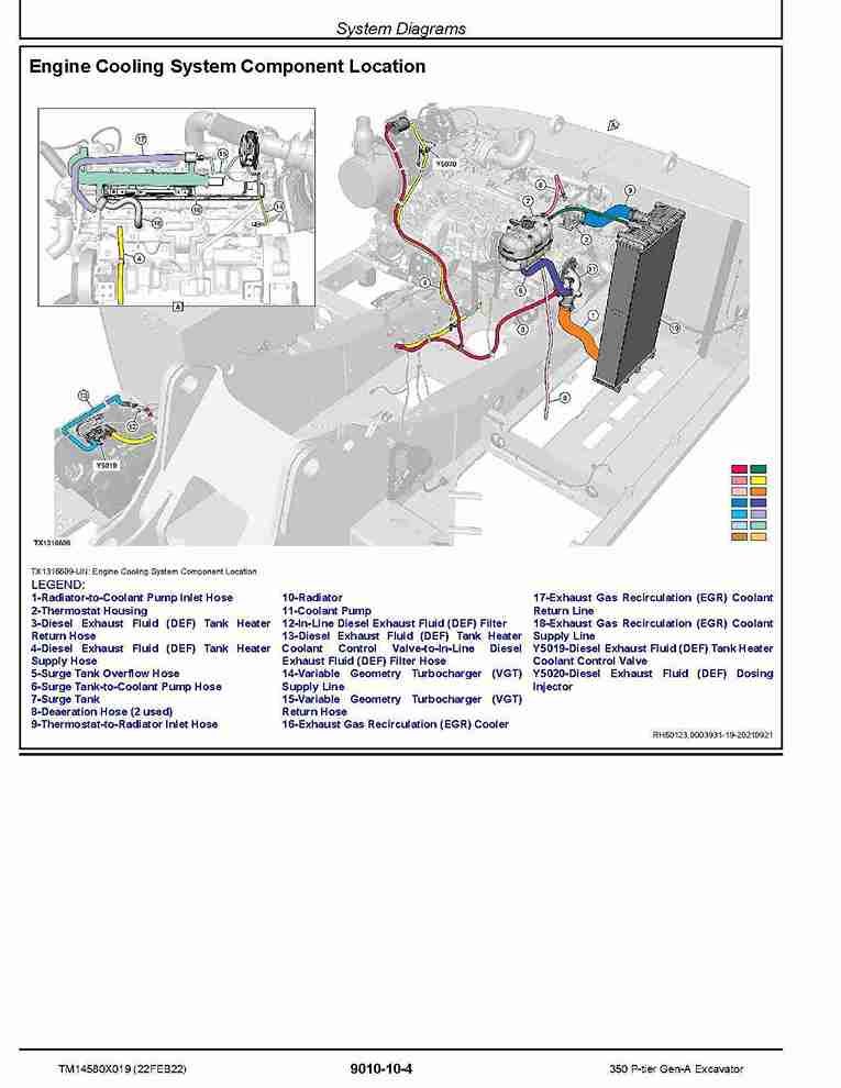 John Deere 350 P-Tier Crawler Excavators Operation and Test Manual TM14580X019