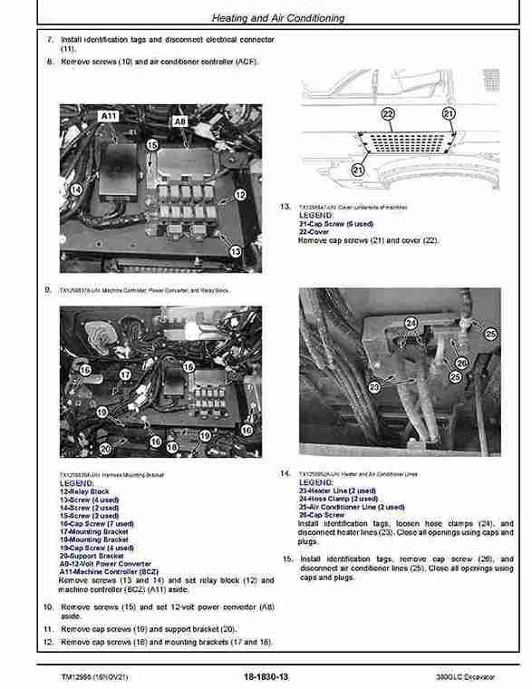 John Deere 380GLC Crawler Excavators Repair Manual TM12566