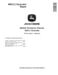 John Deere 450C LC Crawler Excavators Repair Manual TM1925