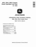 John Deere 450J, 550J, 650J Crawler Dozers Operation and Test Manual TM2257 John Deere 450J, 550J, 650J Crawler Dozers Operation and Test Manual TM2257